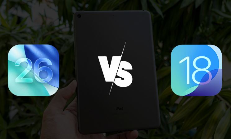 So sánh giao diện iPadOS 26 (Beta 2) VS iPadOS 18