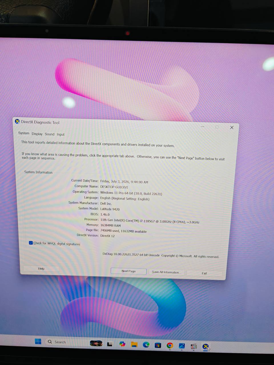 Dell Latitude 9420